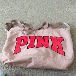 PINK Victoria's Secret Tote Bag - Pink and Red